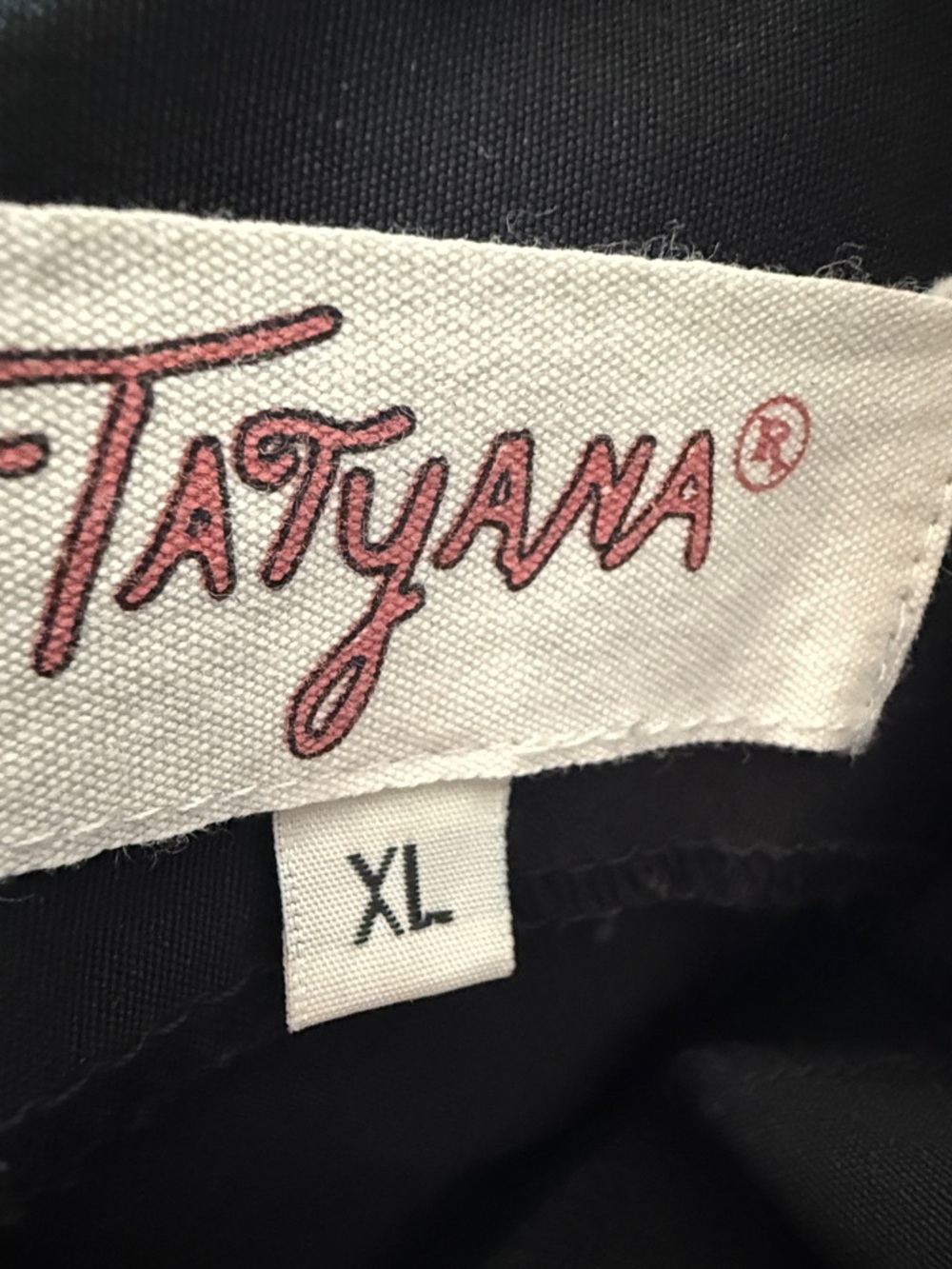 Tatyana Black Midi Dress with Lattice Mesh Yoke and Waist Bow - Picture 5 of 5